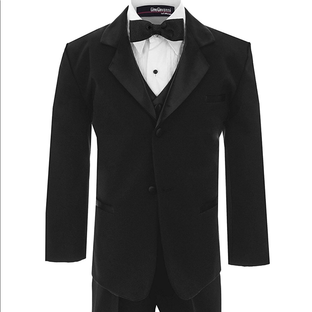 Toddler tuxedo. Perfect condition. Including shoes
